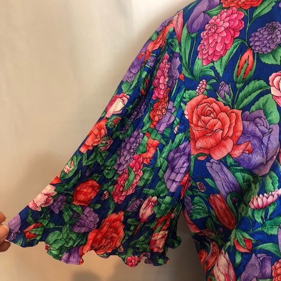 80s Vintage Diane Freis Dress - Picture 4 of 12